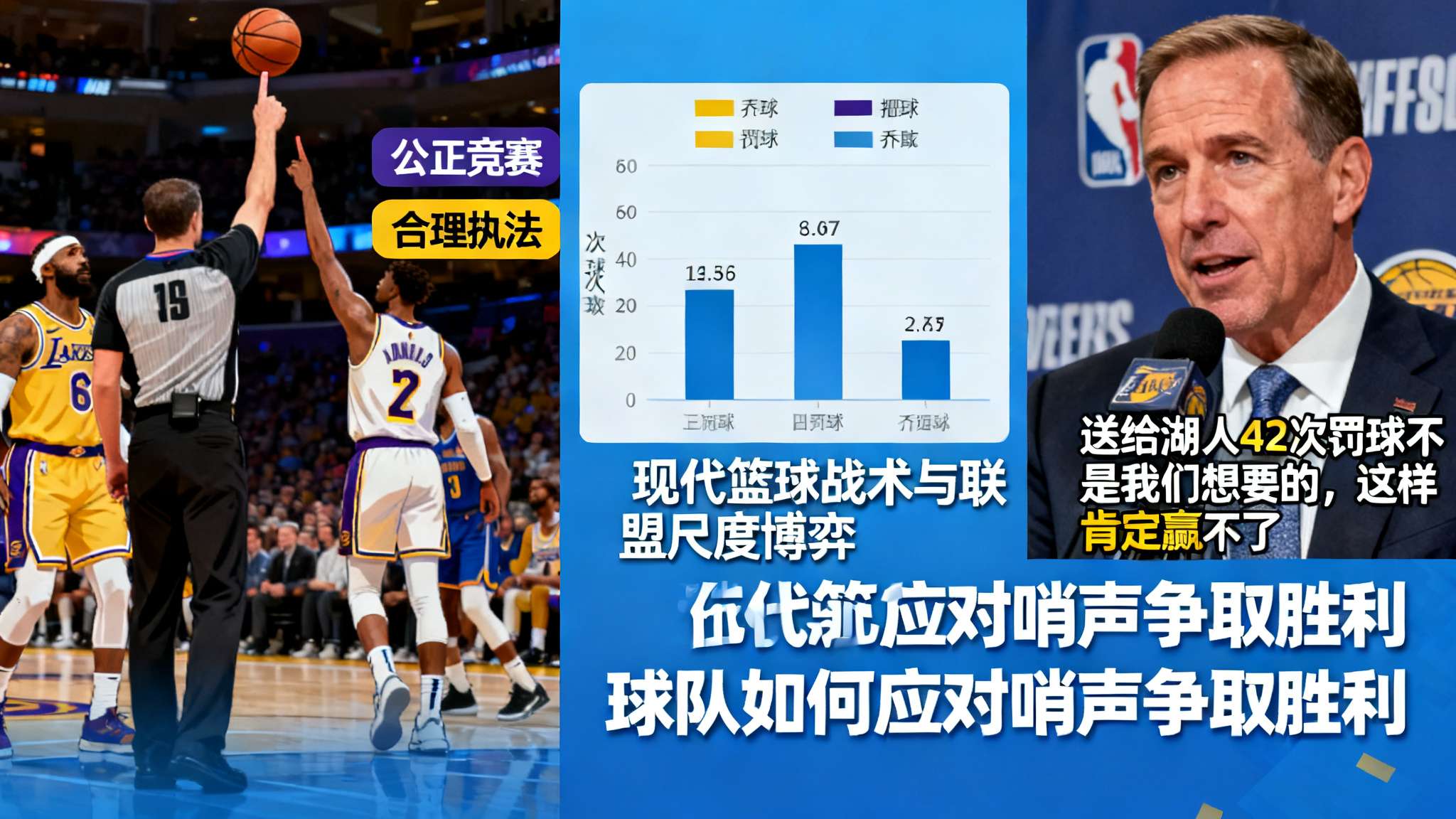 乔迪采访全文：送给湖人42次罚球不是我们想要的，这赢不了